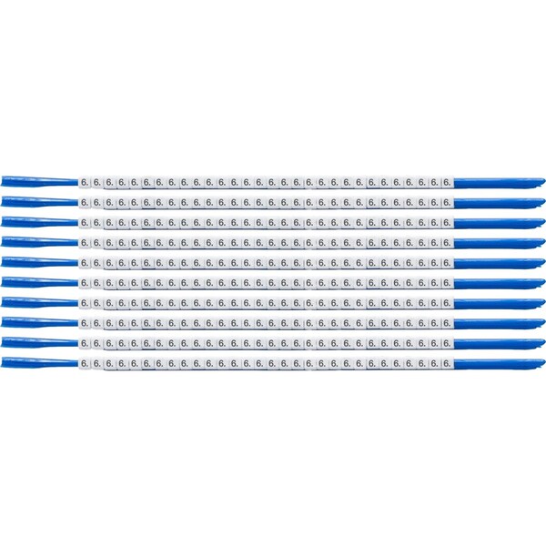 Brady ClipSleeve Wire Markers Size 07 Nylon 18 AWG - 18 AWG, 6 Pack of 300 Each, 300PK SCN07-6 - main
