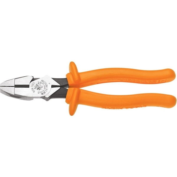 Klein Tools 9 5/8 in 2000(TM) Linemans Plier High Leverage, Steel D2000-9NE-INS - main