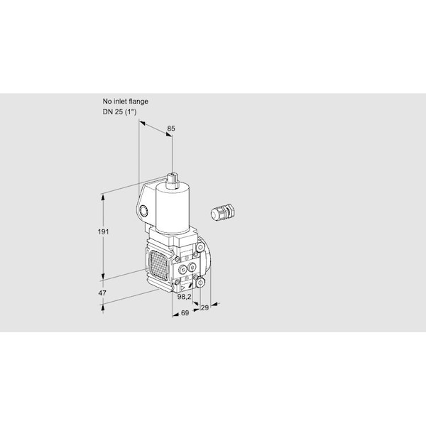 Honeywell Kromschroder Gas Solenoid Valve – Class A, 500 mbar, IP65, EN 161 KS88020240 - main