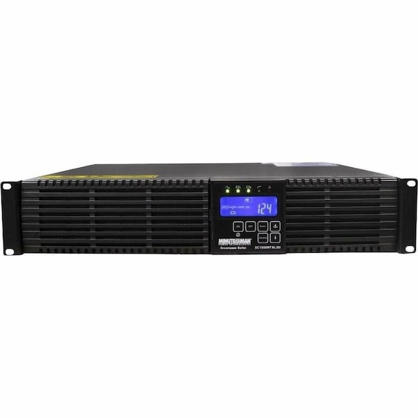Minuteman UPS ONLINE 1.5KVA/1350W 2U RACK/TOWER EXT RUNTIME TAA COMPLIANT EC1500RTXL2U - main
