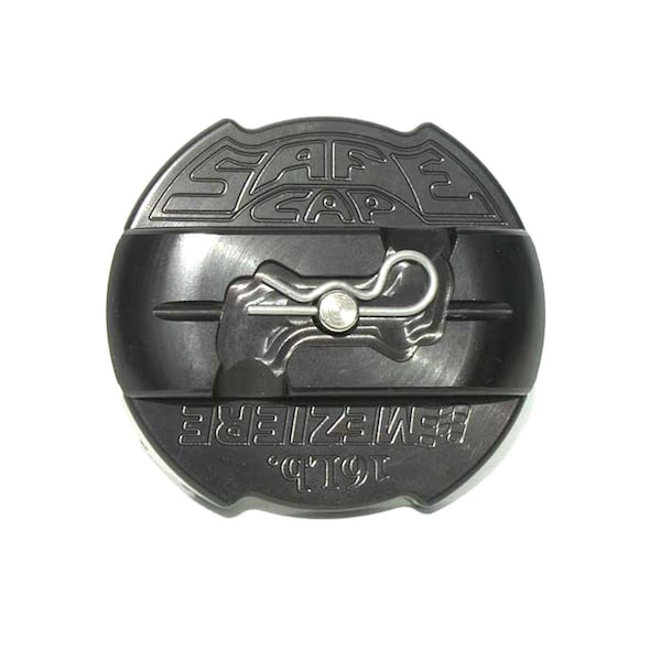 Meziere WCC301 16 lbs Anodized Safecap Radiator Cap, Black MEZWCC301 - main