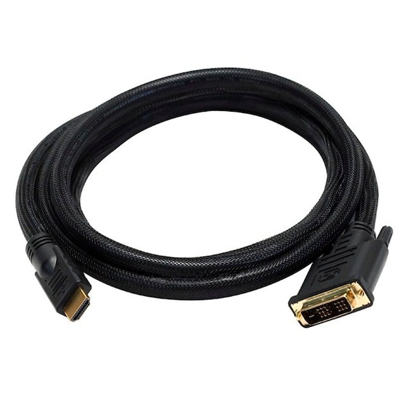 Monoprice HDMI-DVI Cables, Black, 6 ft., 24AWG 2218 - main