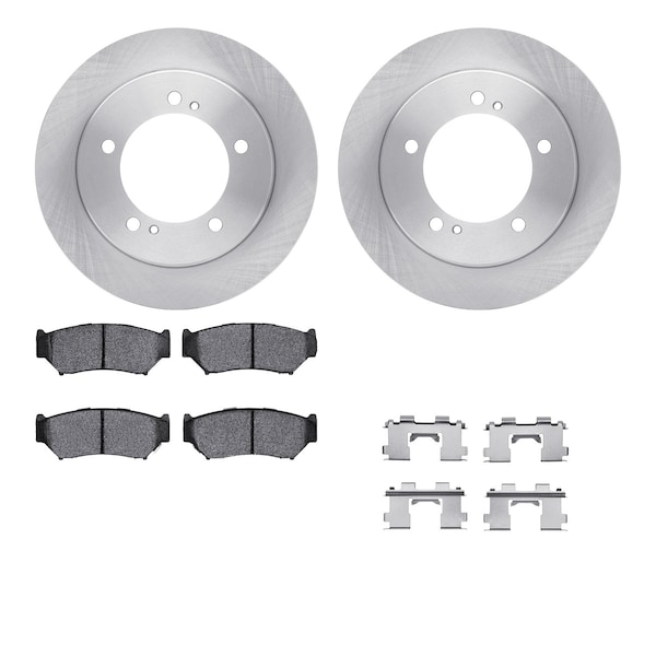 Dynamic Friction Co DFC Brake Rotor with 5000 Brake Pads and Hardware Kit 6512-47275 - main