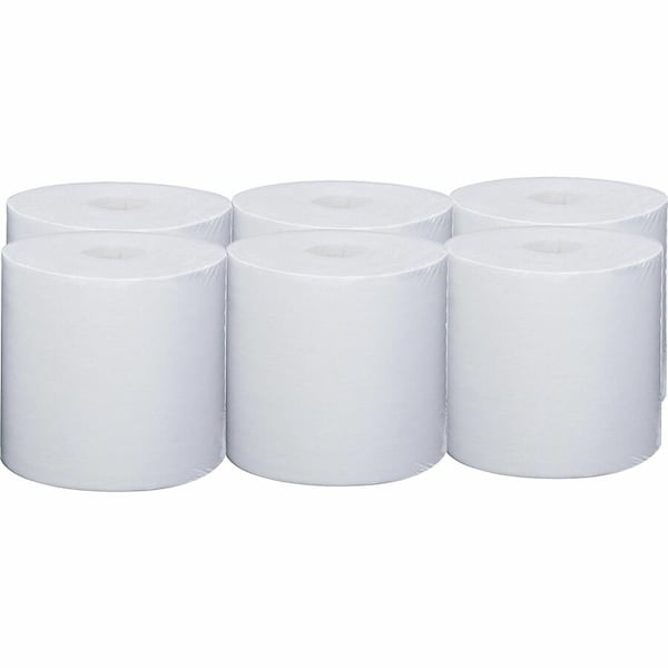 Wypall KimTech Dry Wipe Roll, 5 3/4 in x 9 in, White, 250 Sheets, 6 PK 53850 - main