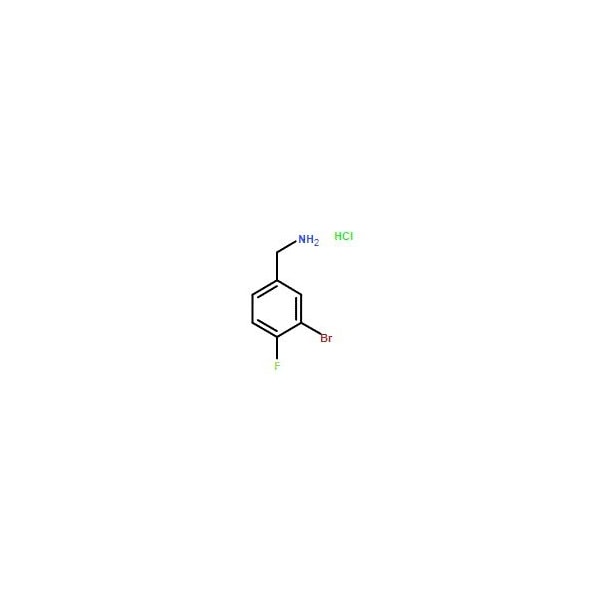 Ak Scientific 3-Bromo-4-fluorobenzylamine hydrochloride (1g), CAS 202865-68-7 X8383-1g - main