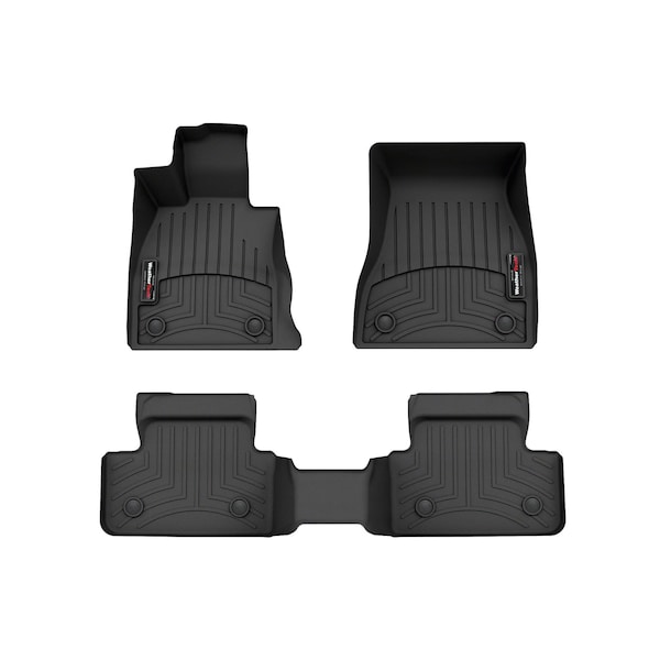 Weathertech Black, Front and Rear Floorliners 441845-1-2 - main