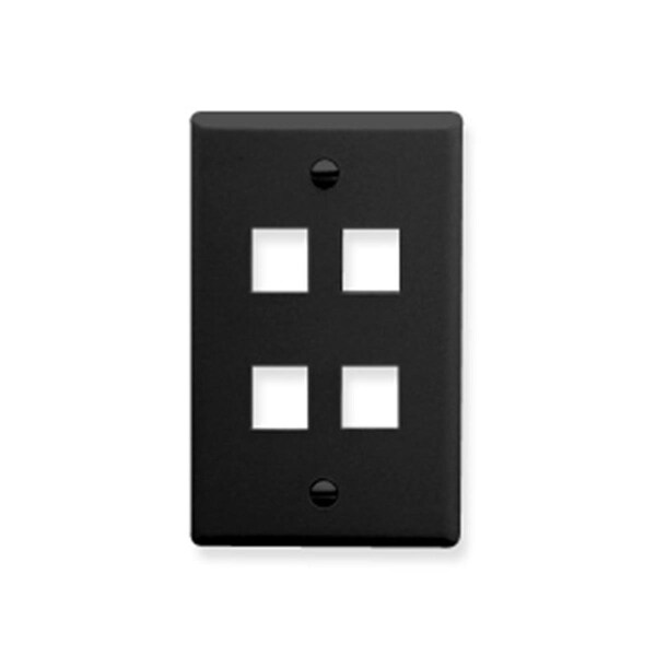 Maxpower IC107F04BK 4 Port Face Black MA557917 - main