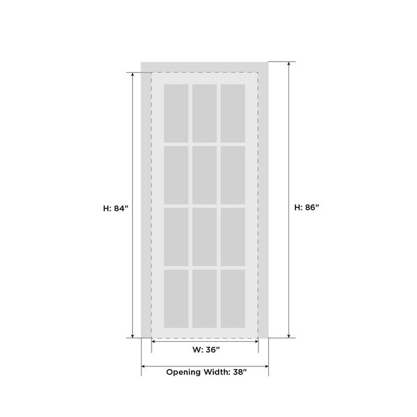 Sartodoors Modern Wood Interior Door with Hardware, Planum 0020 White Silk, Single Panel Frame Trims, Bathroom PLANUM0020ID-WS-3684 - main