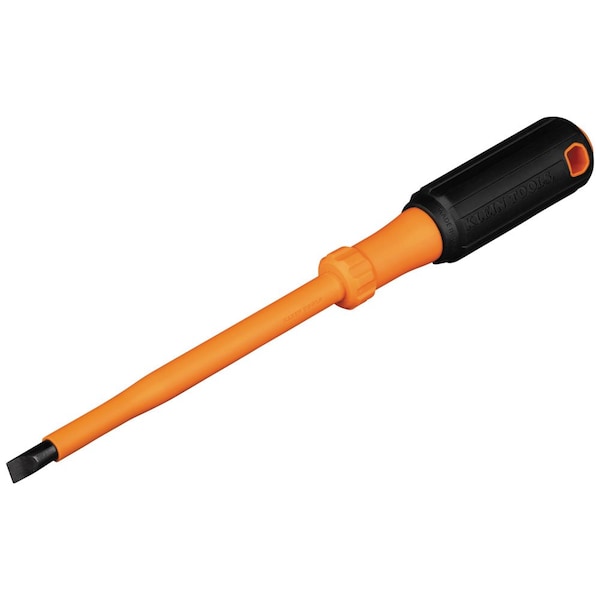 Klein Tools Insulated Screwdriver, Cb, 5/16 in, Black, Round 6866INS - main