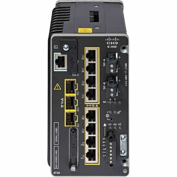 Cisco IE3500 W/ 8 GE POE+ AND 3 GE SFP, MODULAR, NE IE-3500-8P3S-E - main