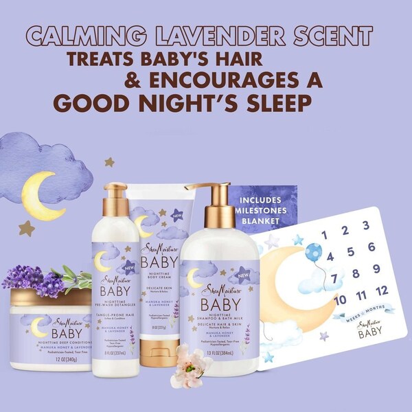 Shea Moisture Baby Nighttime Care Gift Set, set of 4, 2 setPK, 2PK 64343646 - main