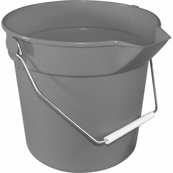 Impact Products Impact, DELUXE HEAVY-DUTY BUCKET, GRAY, POLYPROPYLENE, 10QT, 10 5/8DIA X 10 1/4H 5510 - main