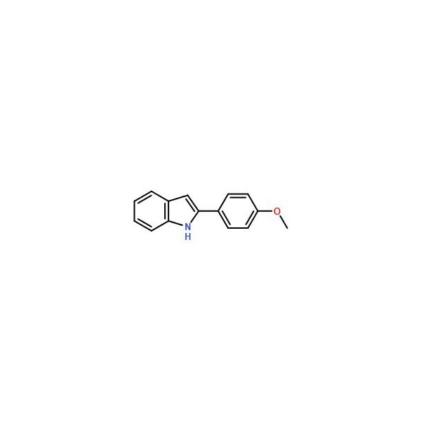 Ak Scientific 2-(4-Methoxyphenyl)-1H-indole (100mg), CAS 5784-95-2 V6740-100mg - main