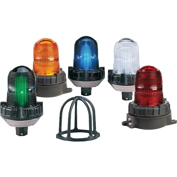 Federal Signal Warning Light, Strobe, Amber, 12-24VDC 154XST-S12-24A - main