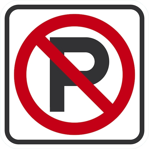 Lyle R8-3A, No Parking (Was R8-3 In 2004 SHS), 24x30, Engineer Grade, White G-14085-EG_24x30 - main