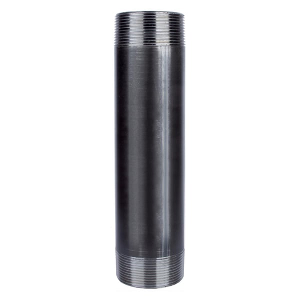 B & K STZ Industries 2-1/2 in. MIP each X 2-1/2 in. D MIP Black Steel 8 in. L Nipple 350212X8 - main