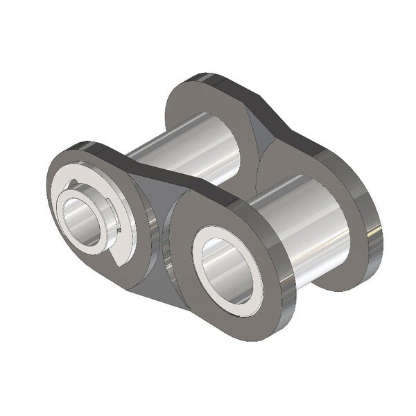 Senqcia Inspire Series SBR 50HPOL Single Strand Hollow Pin Spg Clip Off Link, 50HP chain, 5/8 P, .279 Pin S-50HPOL - main