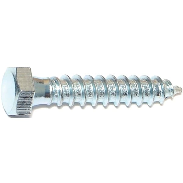 Midwest Fastener Lag Screw, 3/8 in, 2 in, Zinc Plated Hex Hex Drive 01315 - main