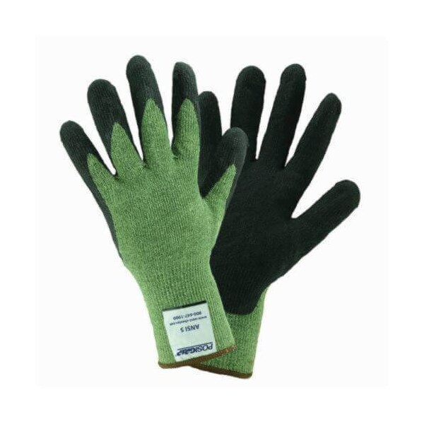 Pip Cut-Resistant Gloves, Medium, Foam Nitrile Palm, Black/Green 713KSSN/M - main