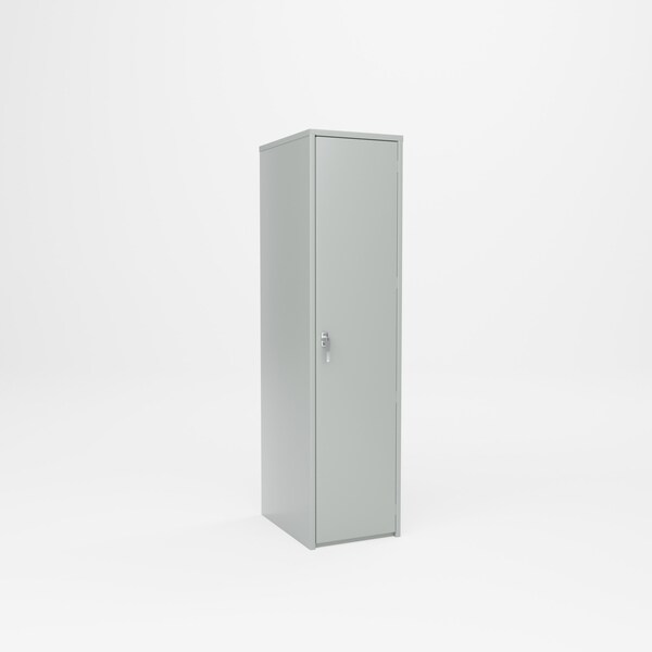 Pucel Narrow Storage Cabinet, 18 in W x 72 in H x 24 in D, Gray HDSC-1872-24-4 - main