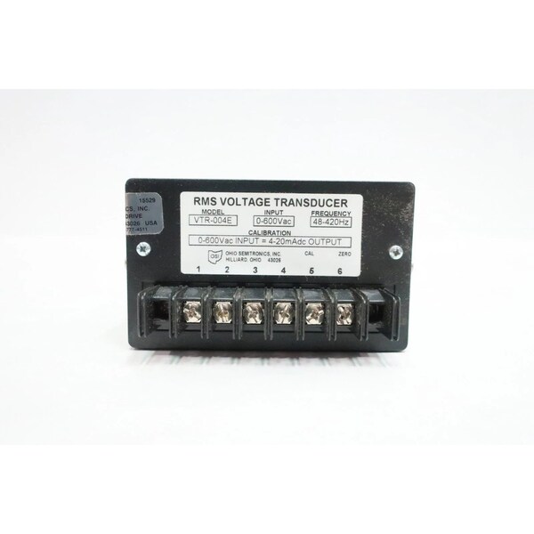 Rms VOLTAGE TRANSDUCER 48-420HZ 0-600V-AC VTR-004E - main