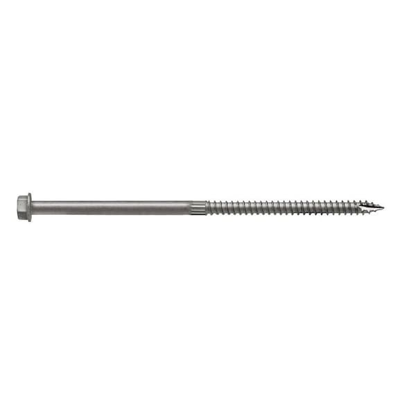 Simpson Strong-Tie Strong-Drive SDS Connector Screw, 6 in L, Serrated Thread, Hex Head, Hex Drive, 10PK SDS25600-R10 - main