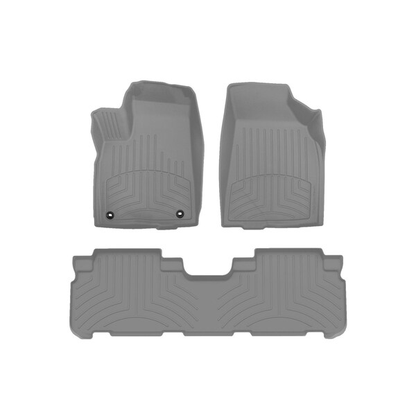 Weathertech Grey, Front and Rear FloorLiner HP 46632-1-2IM - main