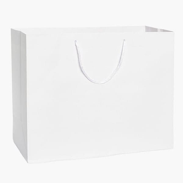 Nashville Wraps White Matte Gift Bags, Vogue 16x6x12, 10PK MTVMWH - main