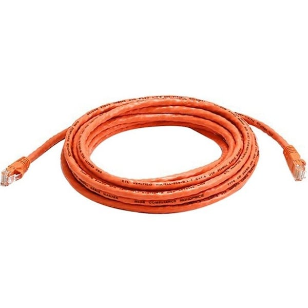Monoprice Cat6 24Awg Utp Ethernet Network Patch Cable_ 14Ft Orange 3415 - main