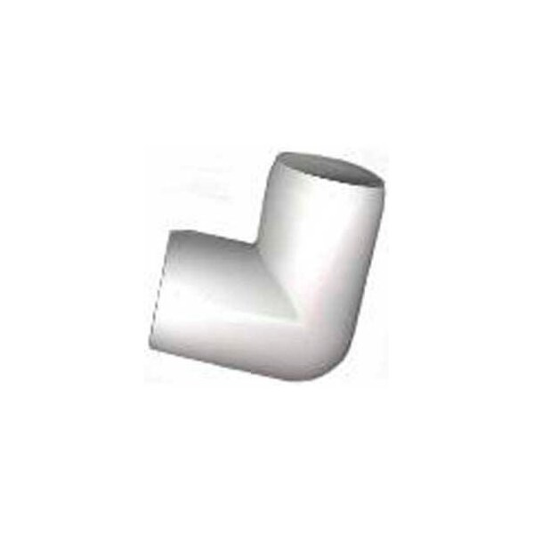 Circo Innovations Schedule 40 Pvc 90 Degree Fitting, 2"Dia., White, 116-U - main