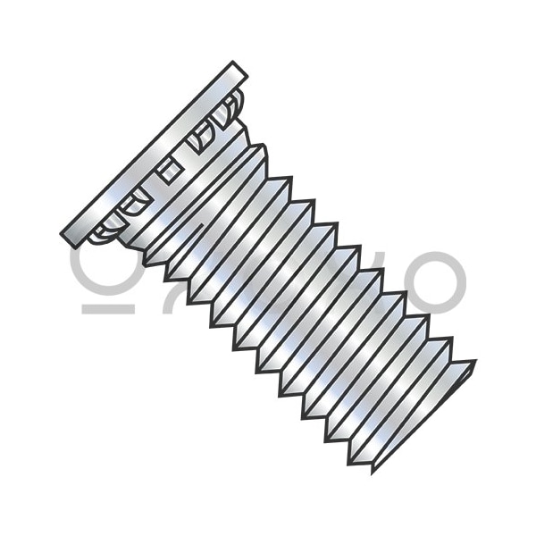 Oxoxo 4-40X1/2 Self Clinching Stud Full Thread Hardened Steel Heat Treat Zinc And Bake, 10000PK 106939 - main