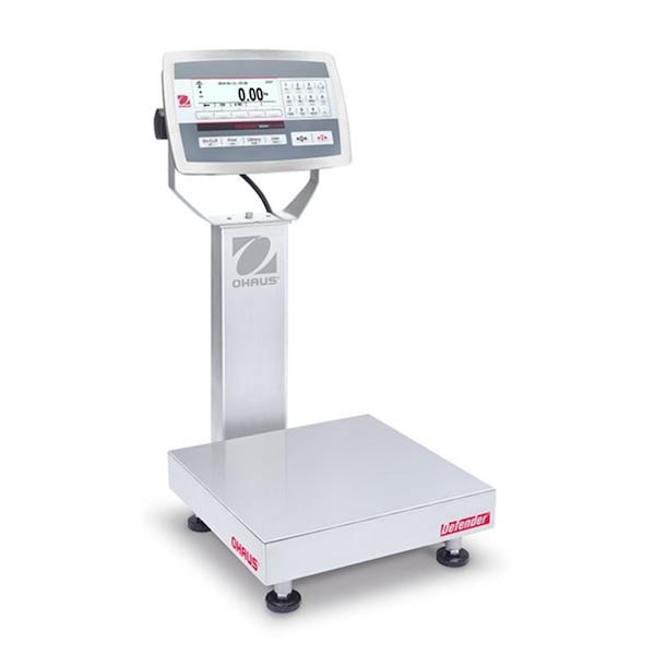 Ohaus 100 lbs Defender 5000 Series Multifunctional Washdown Bench Scale, 12 x 12 in. 30461678 - main