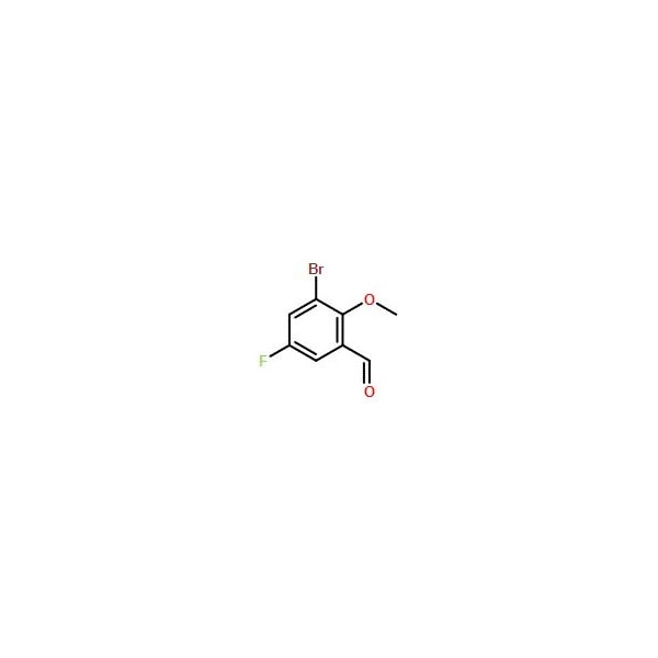 Ak Scientific 3-Bromo-5-fluoro-2-methoxybenzaldehyde (5g), CAS 1009093-60-0 Y3512-5g - main