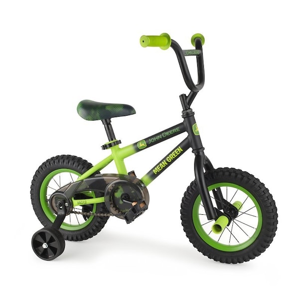 Tomy John Deere Toys Kid's Bicycle, Boy's, 3 Years and Up, Steel Frame, Mean Green 46397 - main