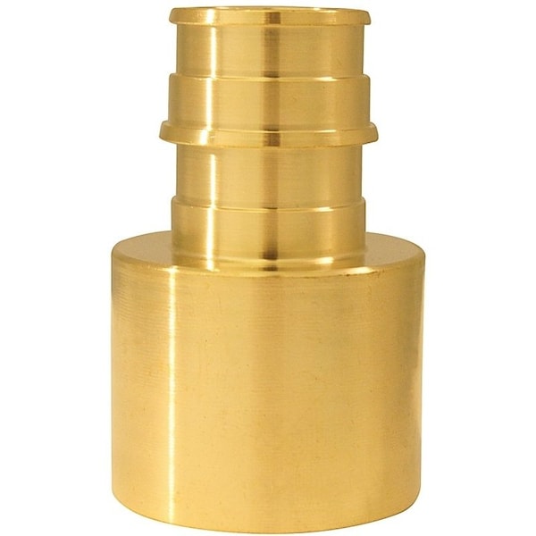 Apollo Valves ExpansionPEX Series Pipe Adapter, 34 x 1 in, Barb x Female Sweat, Brass, 200 psi Pressure EPXFS341 - main
