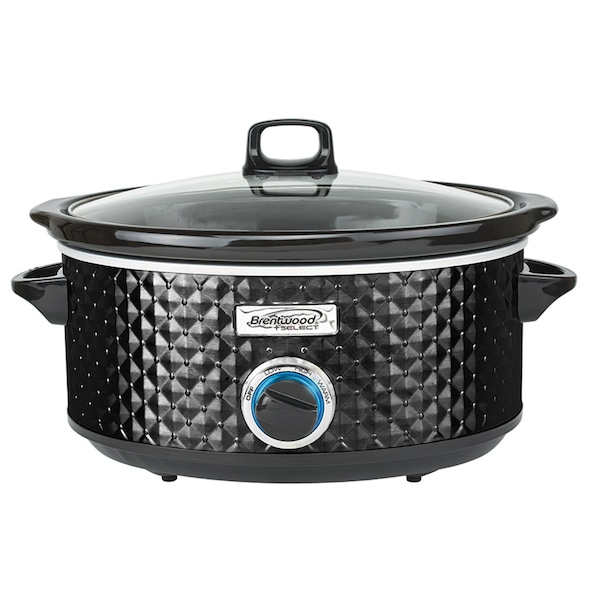 Brentwood Industries Select 7 Quart Slow Cooker in Black SC-157BK - main