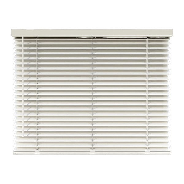 Keystone Fabrics Cordless Faux Wood Blind, White, 48 in H FW-43x48 - main