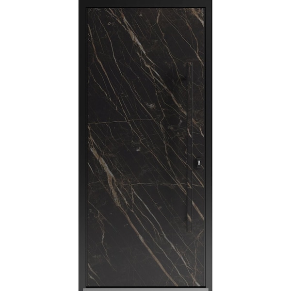 Vdomdoors Steel Door Dekton 0118 Natural Noir Entry Door Painted W36xH80 Left hand Inswing DEKTON0118EXD-NOR-W36xH80-LH-I - main