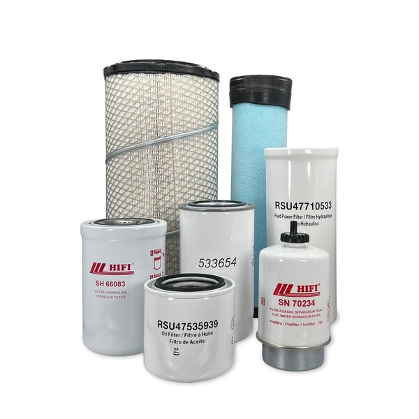 Hero Preventative Maintenance Kit CASE 580SN Backhoe Loader TIER 4A-FROM PIN NCC564000 07/11-03/15 MSU-CA-0076 - main