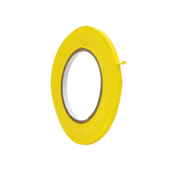 Wod Tape FPTC6 Printable Flatback Tape 1/4 in. x 60 yds. Yellow, 144PK WOD FPTC6-00250-144-60-YEL - main