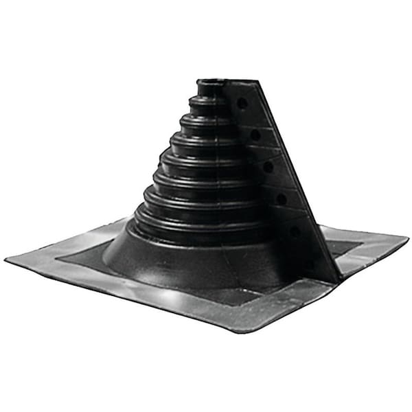 Hercules Hercules Retro Master Flash 14049 Roof Flashing, 1/4 to 4 in, EPDM 8 x 8 in 14049 - main