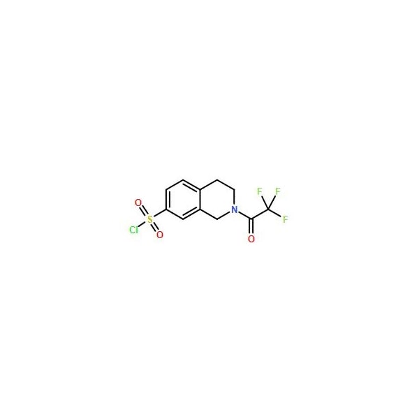 Ak Scientific 2-(2, 2, 2-Trifluoroacetyl)-1, 2, 3, 4-tetrahydroisoquinoline-7-sulfonyl chloride (1g), CAS 74291-57-9 1543AC-1g - main