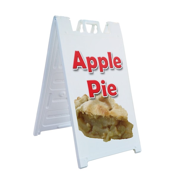 Signmission Apple Pie, A-Frame & 2 Decals Installed, Heavy-Duty Plastic Frame SBHD-D-2436-Apple Pie - main