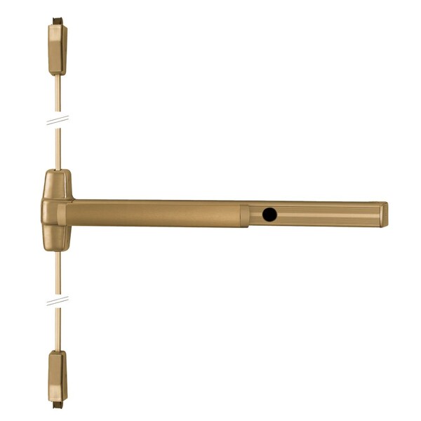 Von Duprin Grade 1 SVR Exit Bar, 06 Lever W/ Escutcheon, Cylinder Dogging, Satin Bronze Clear Coated CD9927L-NL-06 3 US10 RHR - main