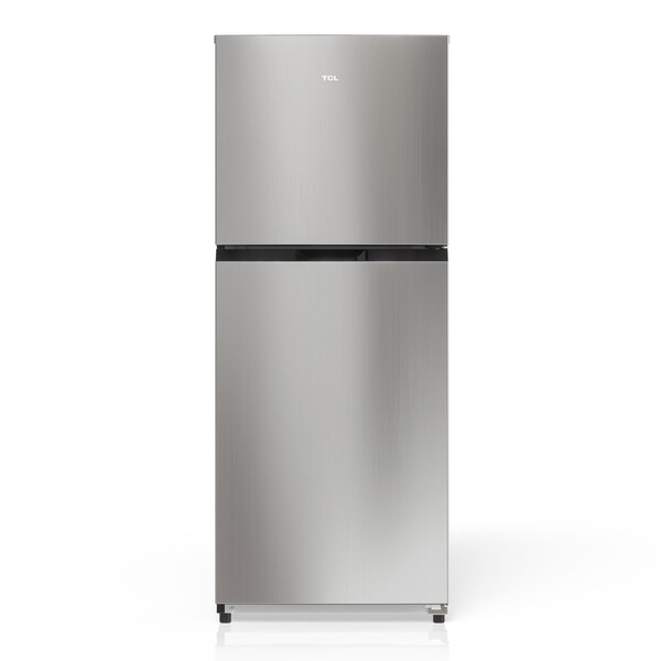 Tcl 10.1 Cu. Ft. Double-Door Refrigerator with Freezer, Silver TRT10T4AL - main