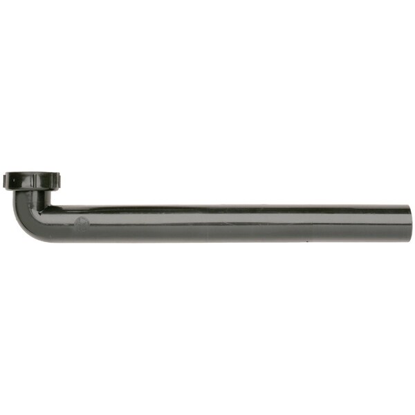 Do It Best 1-1/2'' x 15'' Black Plastic Waste Arm DIB104AB - main