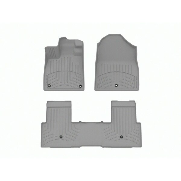 Weathertech Grey, Front and Rear FloorLiner HP 461796-1-2IM - main