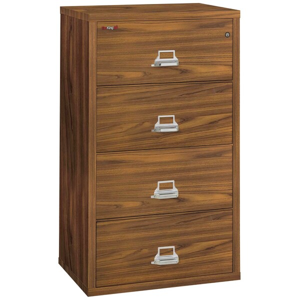 Fireking 4 Drawer, 1 Hr Fire & impact rated, 31" wide lateral Light Chestnut 4-3122-CLC - main