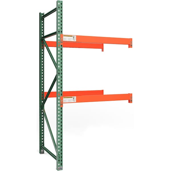 Global Industrial Bolted Teardrop Pallet Rack Add-On, 48"W x 42"D x 96"H, 6590 lbs Shelf Cap 412367 - main