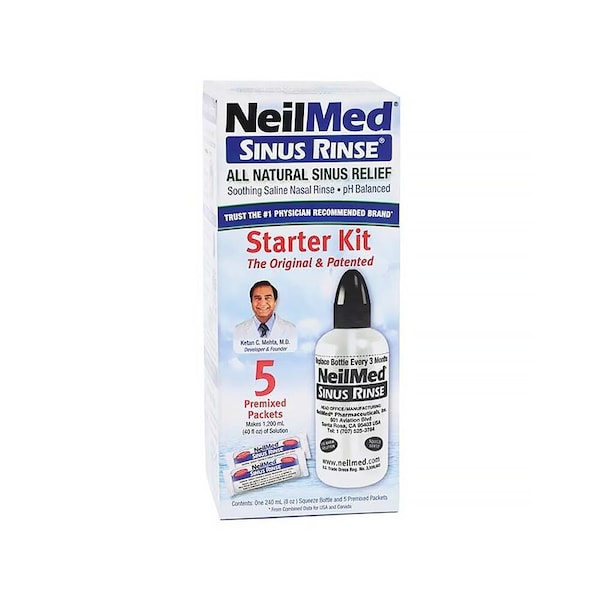 Neilmed Sinus Rinse Nasal Wash Solution Starter Kit Packet 1244690 - main